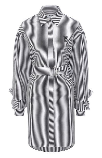 Женское хлопковое платье MSGM, арт. 2941MDA20AX 207674