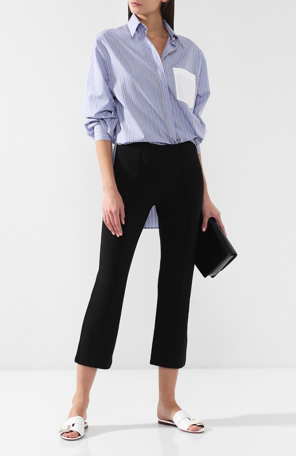 Кожаные шлепанцы  SANTONI, арт. WHBF57658HI1RGLYI70, фото 2