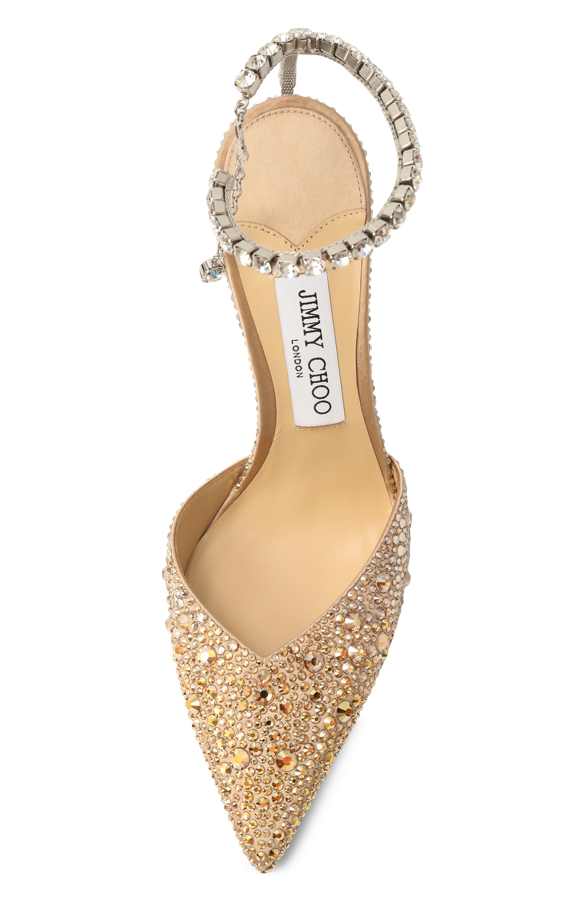 Текстильные туфли saeda 100 JIMMY CHOO, арт. SAEDA100ZPJ, фото 6