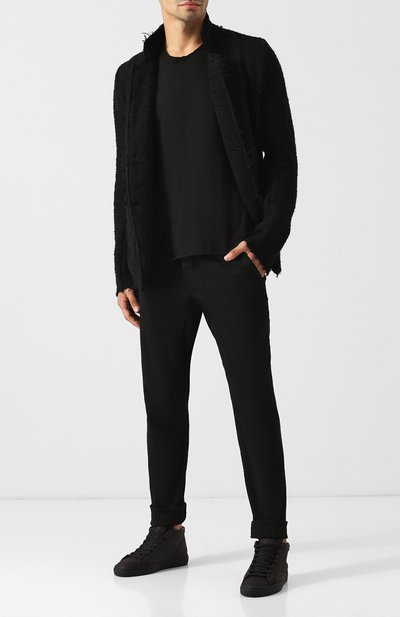 Кожаные кеды HIDE AND JACK, арт. NBKHBLKBLK, фото 2