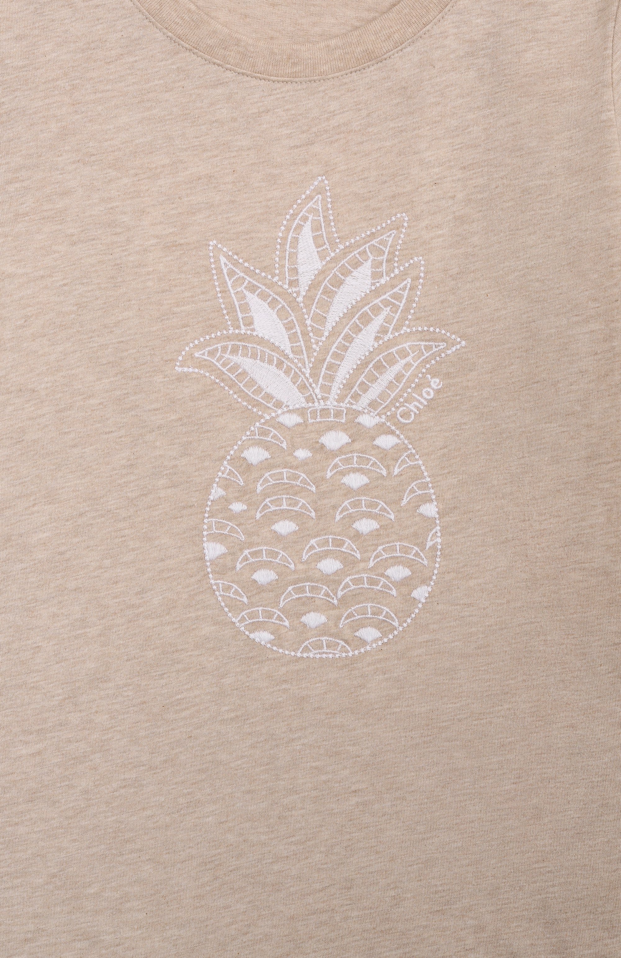 Хлопковая футболка CHLOÉ, арт. C20488, фото 3