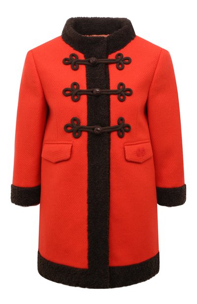 Шерстяное полупальто GUCCI, арт. 633365 ZAFMB, фото 1