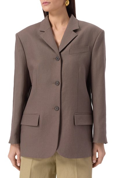 Льняной жакет SASHAVERSE, арт. JT025/BR/9103.301/SS25, фото 3