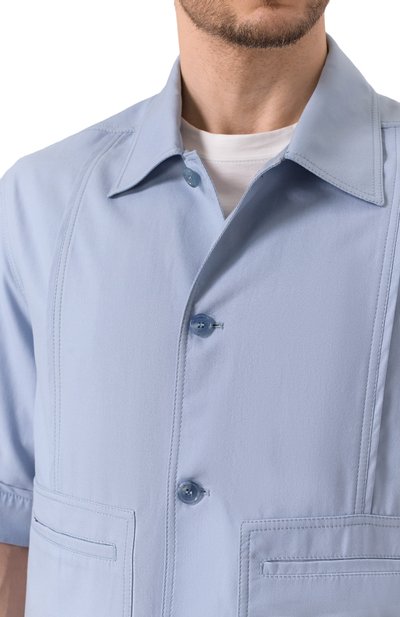 Рубашка из хлопка и шелка MVST, арт. 25E/X1P/0/G041/0207, фото 5