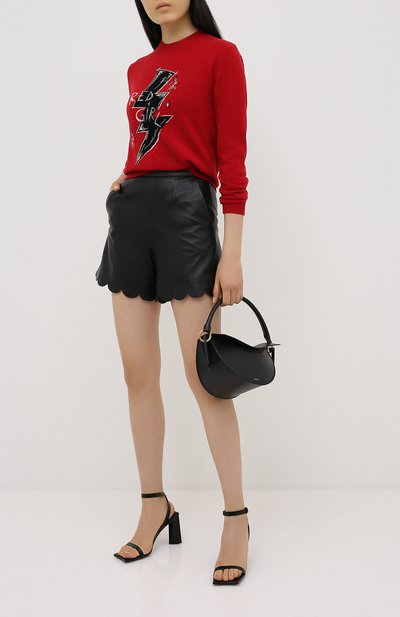 Кожаные шорты REDVALENTINO, арт. UR3NH00R/57M, фото 2