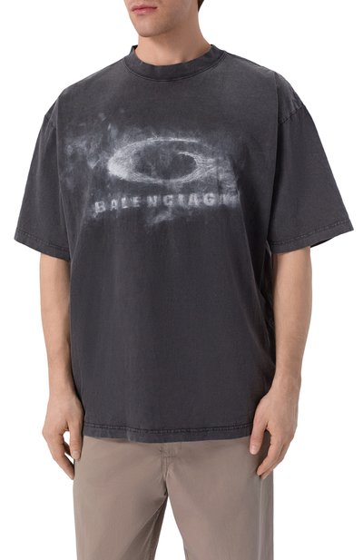 Хлопковая футболка BALENCIAGA, арт. 764235/TTVN5, фото 3