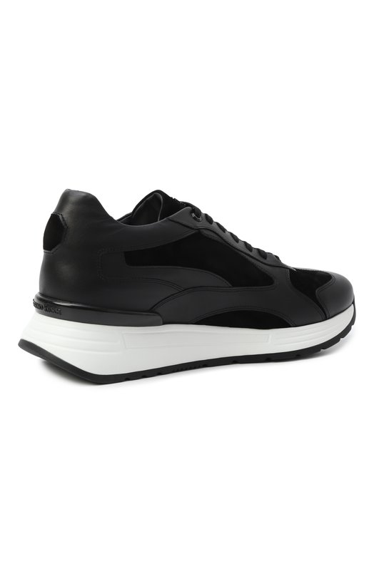 Кожаные кроссовки Stefano Ricci UZ26EG6636/WYSDP Чёрный  UZ26EG6636/WYSDP Фото 5