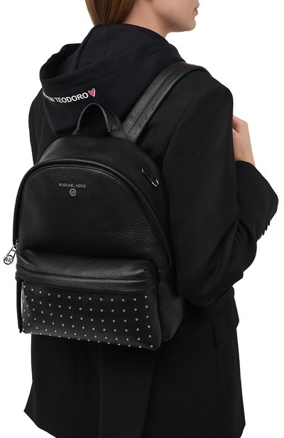 Рюкзак slater medium MICHAEL MICHAEL KORS черного цвета по цене 42550 руб., арт. 30F0S04B2I, фото 5 Рюкзак slater medium MICHAEL MICHAEL KORS, арт. 30F0S04B2I, фото 5