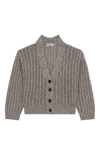 Кардиган из шерсти и кашемира BRUNELLO CUCINELLI, арт. BGMM52606A