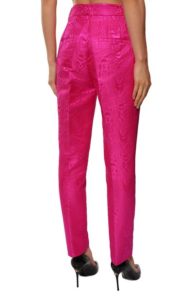Брюки DOLCE & GABBANA фуксия цвета по цене 105500 руб., арт. FTAM2T/MJMAM/0UTLET AW22-23, фото 4 Брюки DOLCE & GABBANA, арт. FTAM2T/MJMAM/0UTLET AW22-23, фото 4