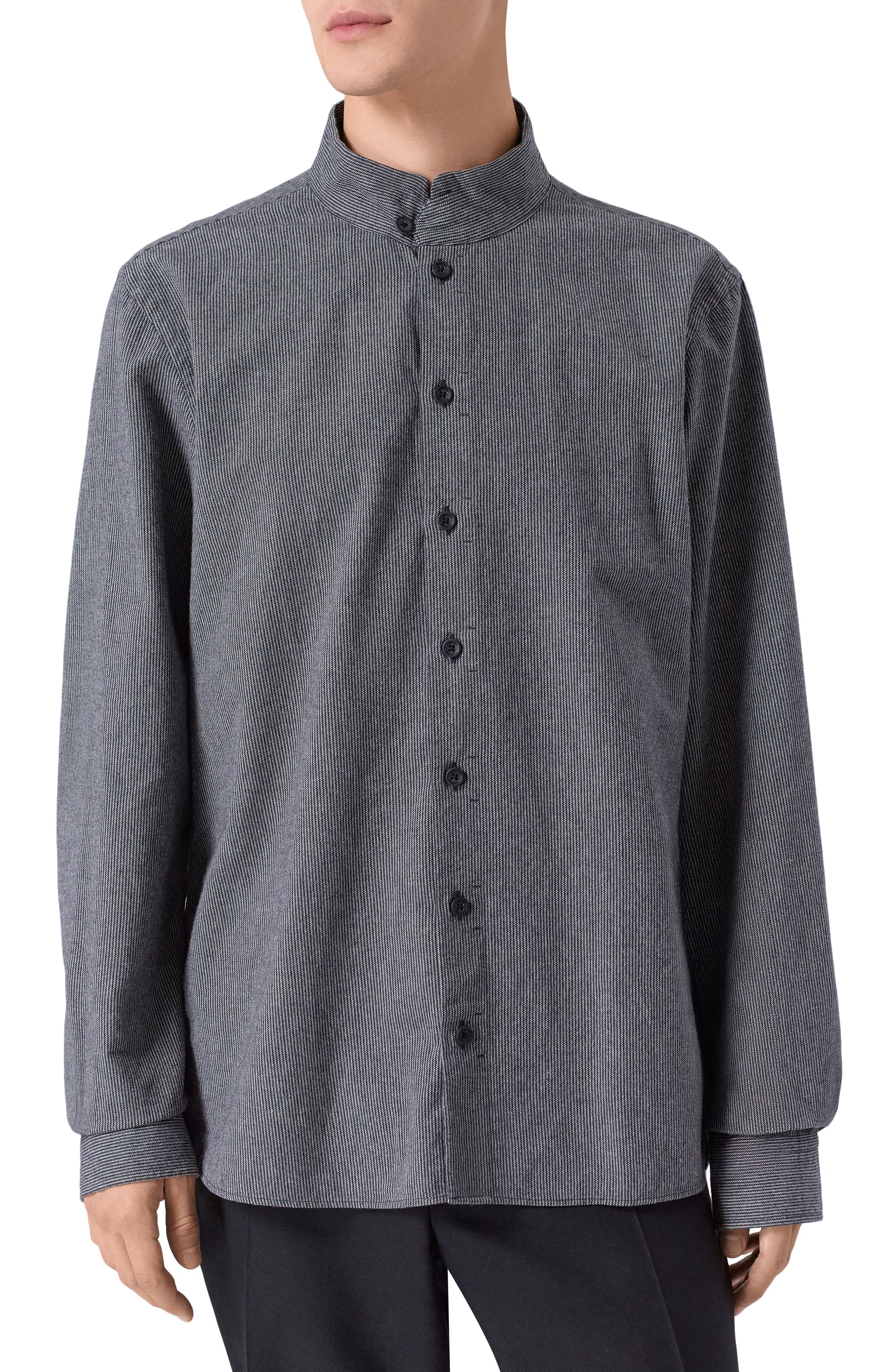 Хлопковая рубашка HANNES ROETHER, арт. MIL29SKE.3058, фото 3