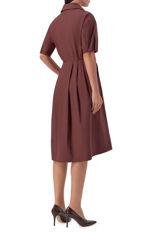 Хлопковое платье Antonelli Firenze Q6607/135B Коричневый  Q6607/135B Фото 3