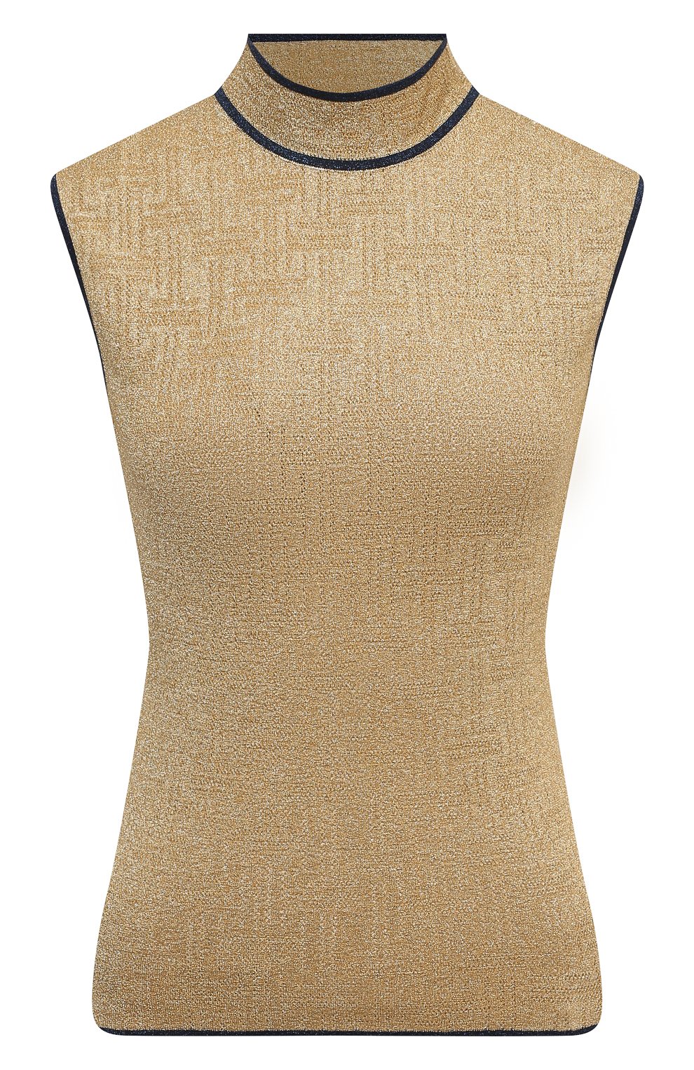 Топ LANVIN золотого цвета по цене 62500 руб., арт. RW-P00008-K002-E21, фото 1 Топ LANVIN, арт. RW-P00008-K002-E21, фото 1