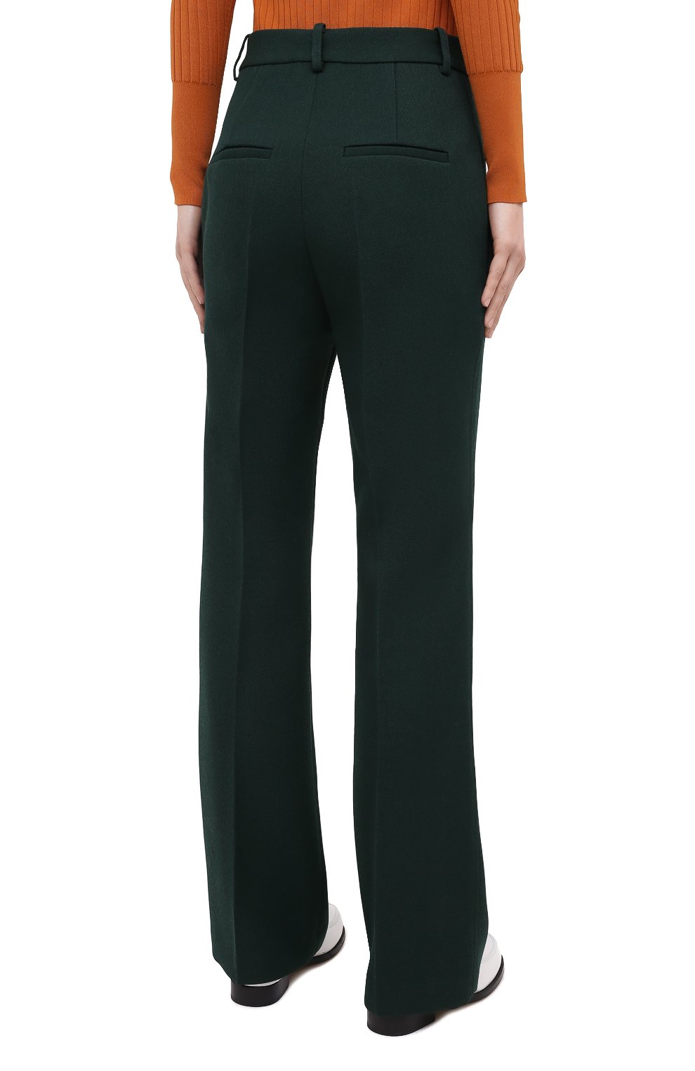 Шерстяные брюки VICTORIA BECKHAM, арт. 1320WTR001727C, фото 4