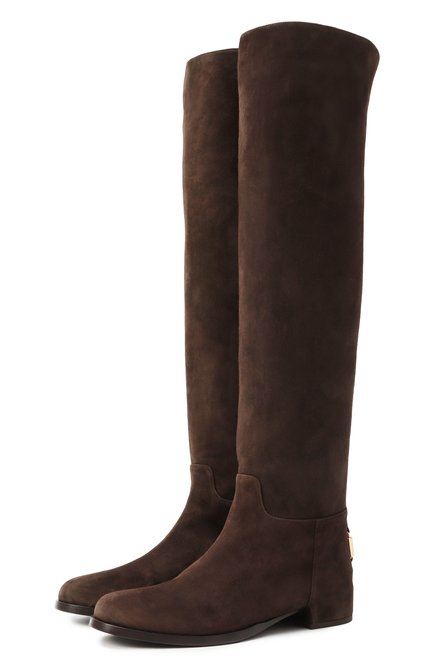 Женские замшевые сапоги day classic 20 DOLCE & GABBANA, арт. CU1217/A1275