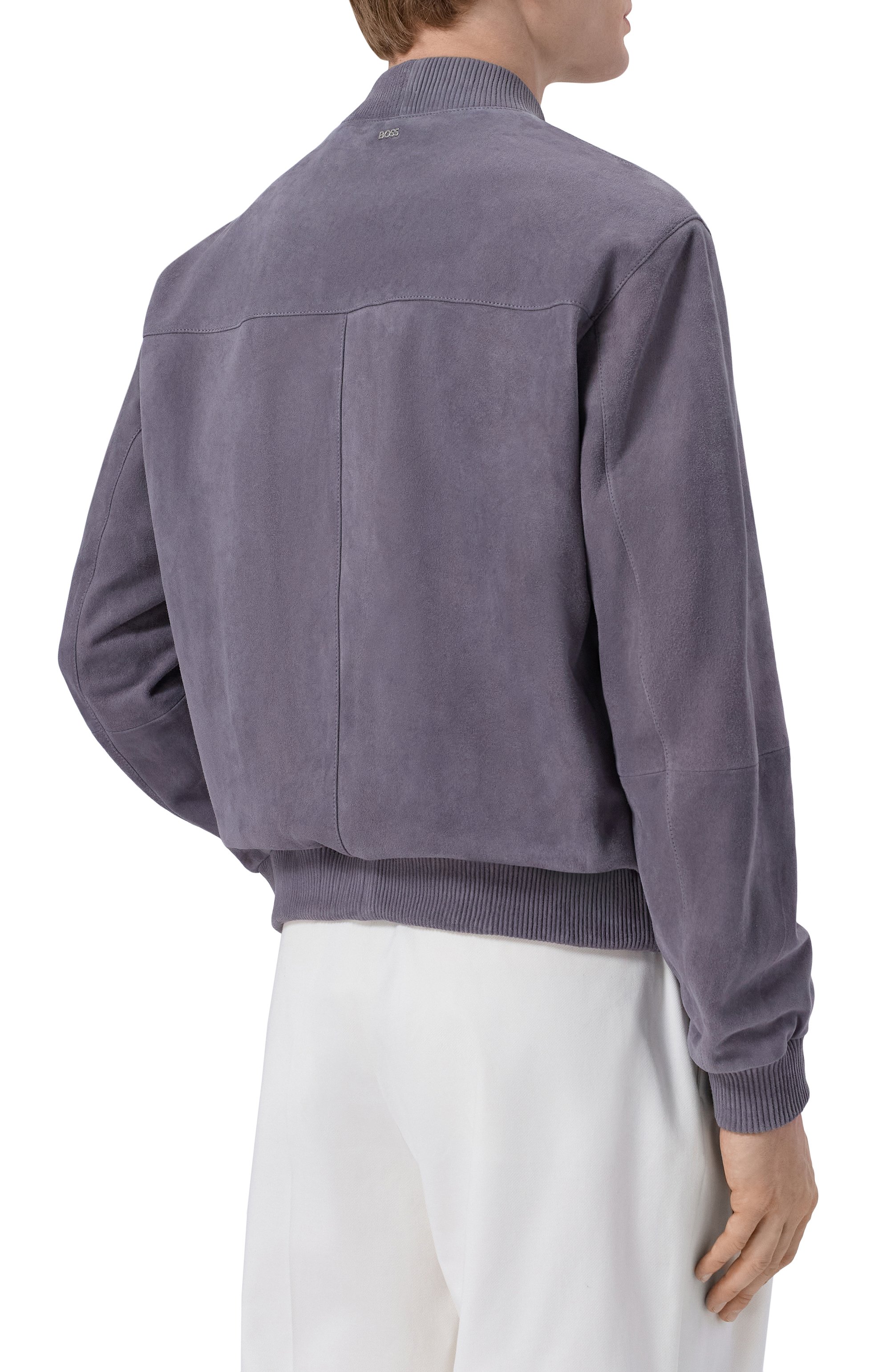 Замшевый бомбер BOSS, арт. 50543213, фото 4