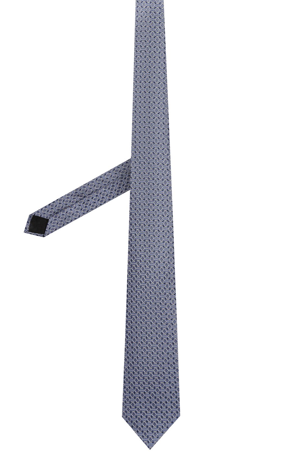 Шелковый галстук LANVIN голубого цвета по цене 15400 руб., арт. 3100/TIE, фото 3 Шелковый галстук LANVIN, арт. 3100/TIE, фото 3