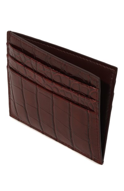 Футляр для кредитных карт из кожи аллигатора PRADA, арт. 2MC223-ULC-F0383, фото 3