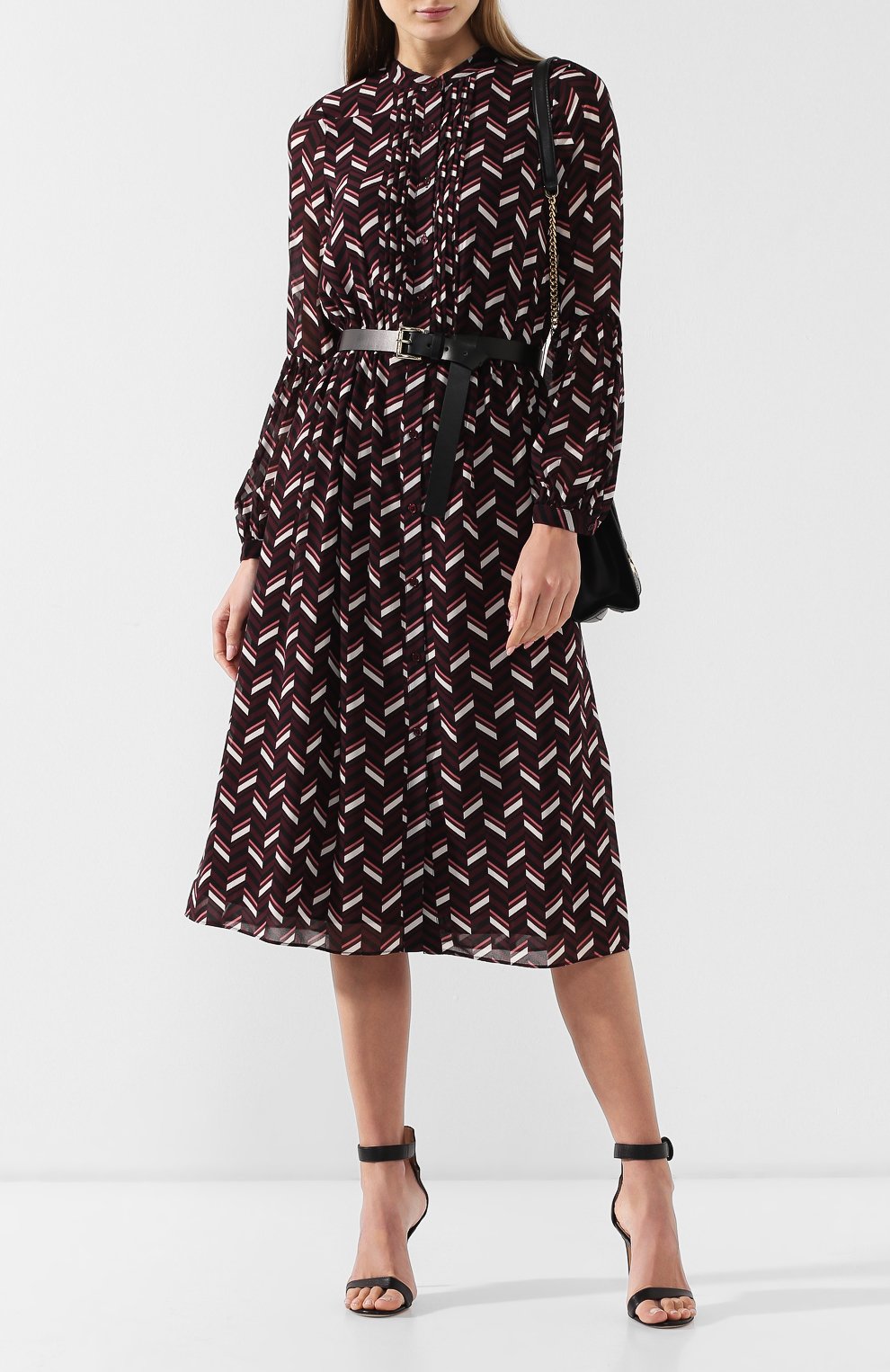 Платье с поясом MICHAEL MICHAEL KORS, арт. MH88Y9FAFZ, фото 2