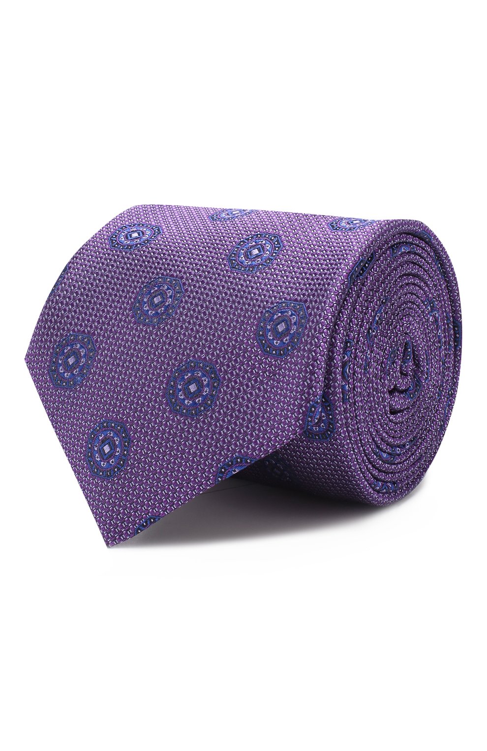 Шелковый галстук CANALI фиолетового цвета по цене 10600 руб., арт. 18/HJ02323, фото 1 Шелковый галстук CANALI, арт. 18/HJ02323, фото 1