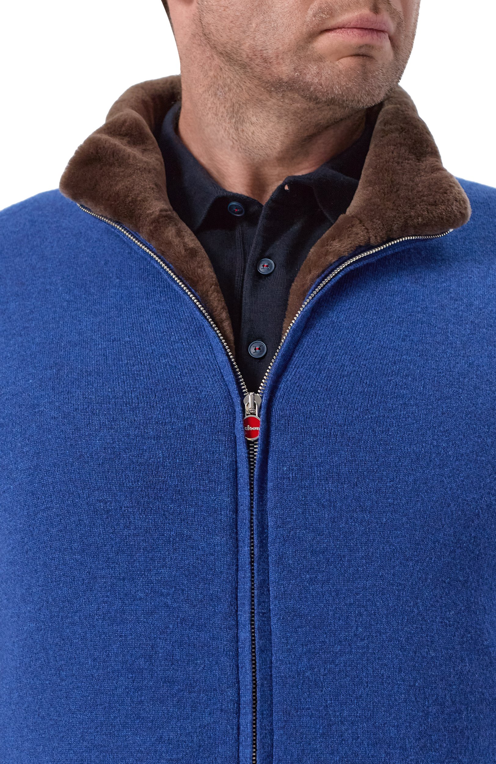 Кашемировый кардиган с подкладкой из овчины KITON, арт. UMK1489S182_4XL-7XL, фото 5