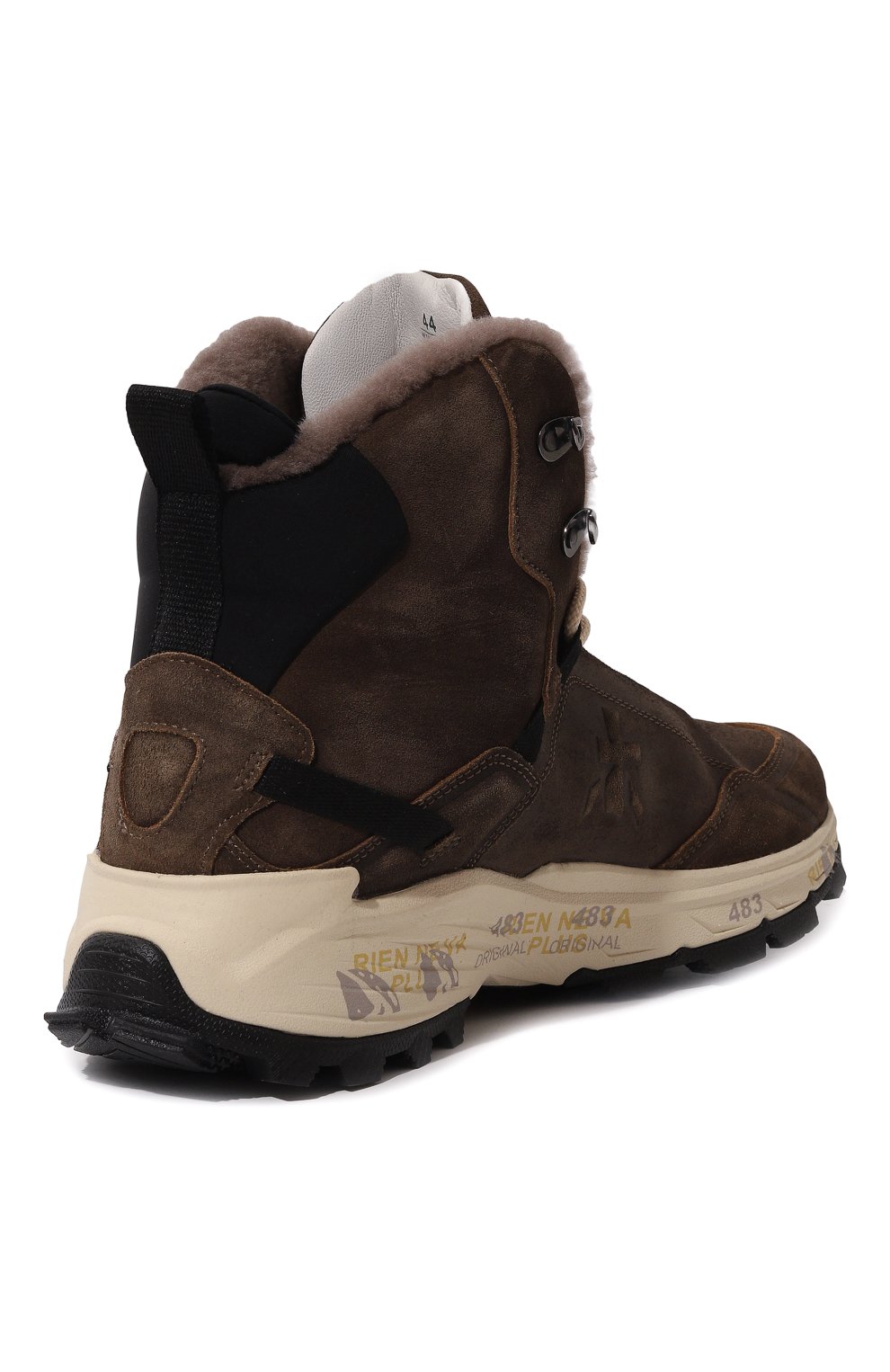 Замшевые ботинки saint cross PREMIATA коричневого цвета по цене 45100 руб., арт. SAINTCR0/VAR 393M, фото 5 Замшевые ботинки saint cross PREMIATA, арт. SAINTCR0/VAR 393M, фото 5