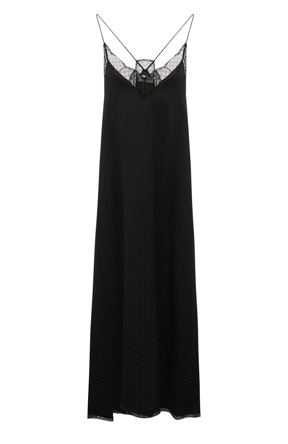 Шелковое платье ZADIG AND VOLTAIRE черного цвета по цене 63550 руб., арт. WWDR00727, фото 1 Шелковое платье ZADIG AND VOLTAIRE, арт. WWDR00727, фото 1