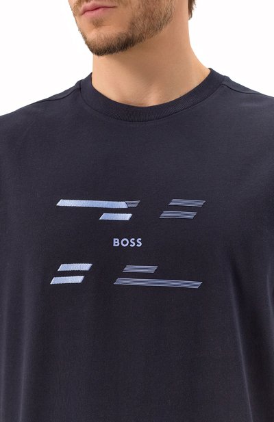 Хлопковая футболка BOSS GREEN, арт. 50530997, фото 5