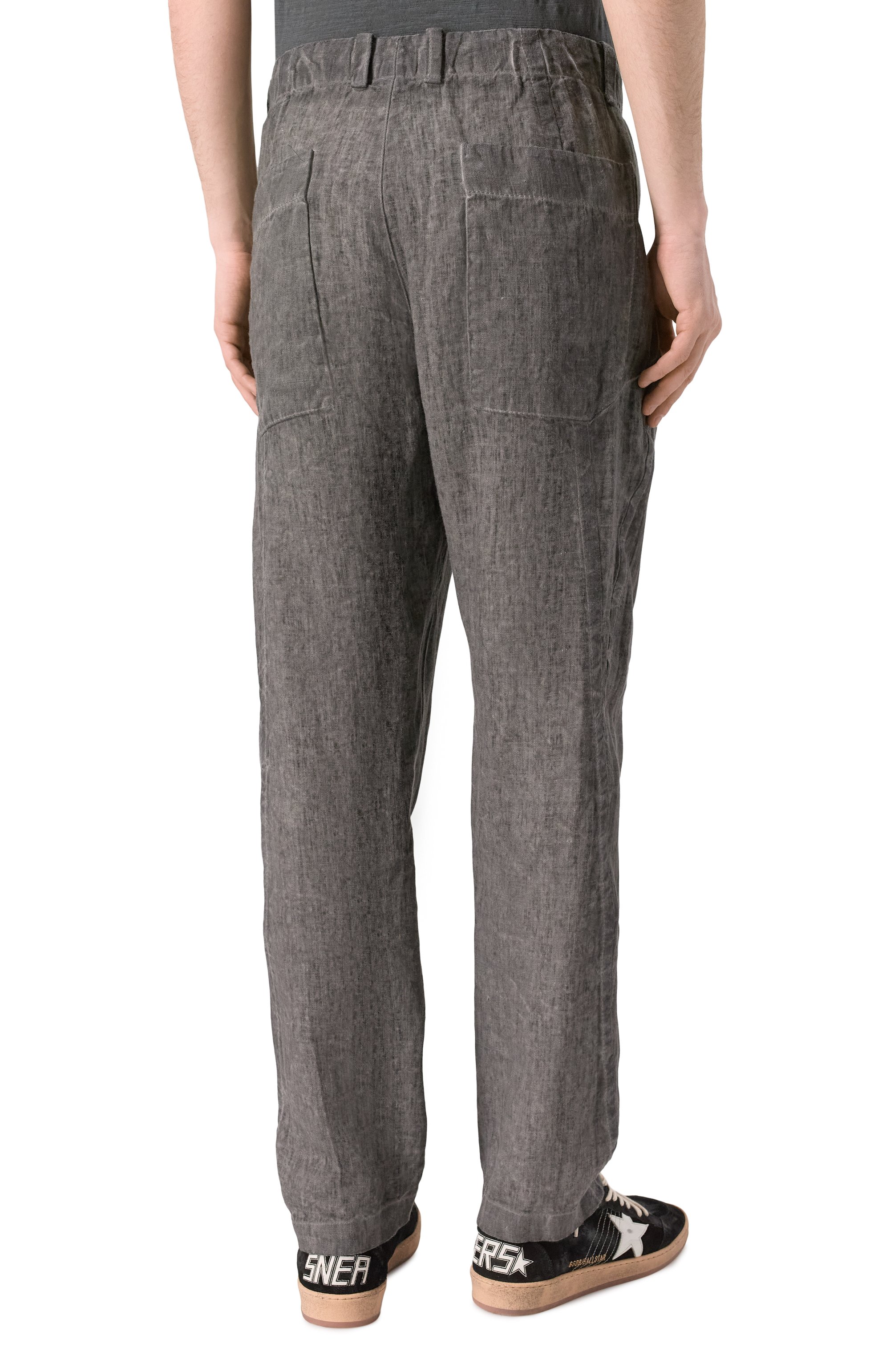 Льняные брюки TRANSIT, арт. CFUTRCH170E, фото 4