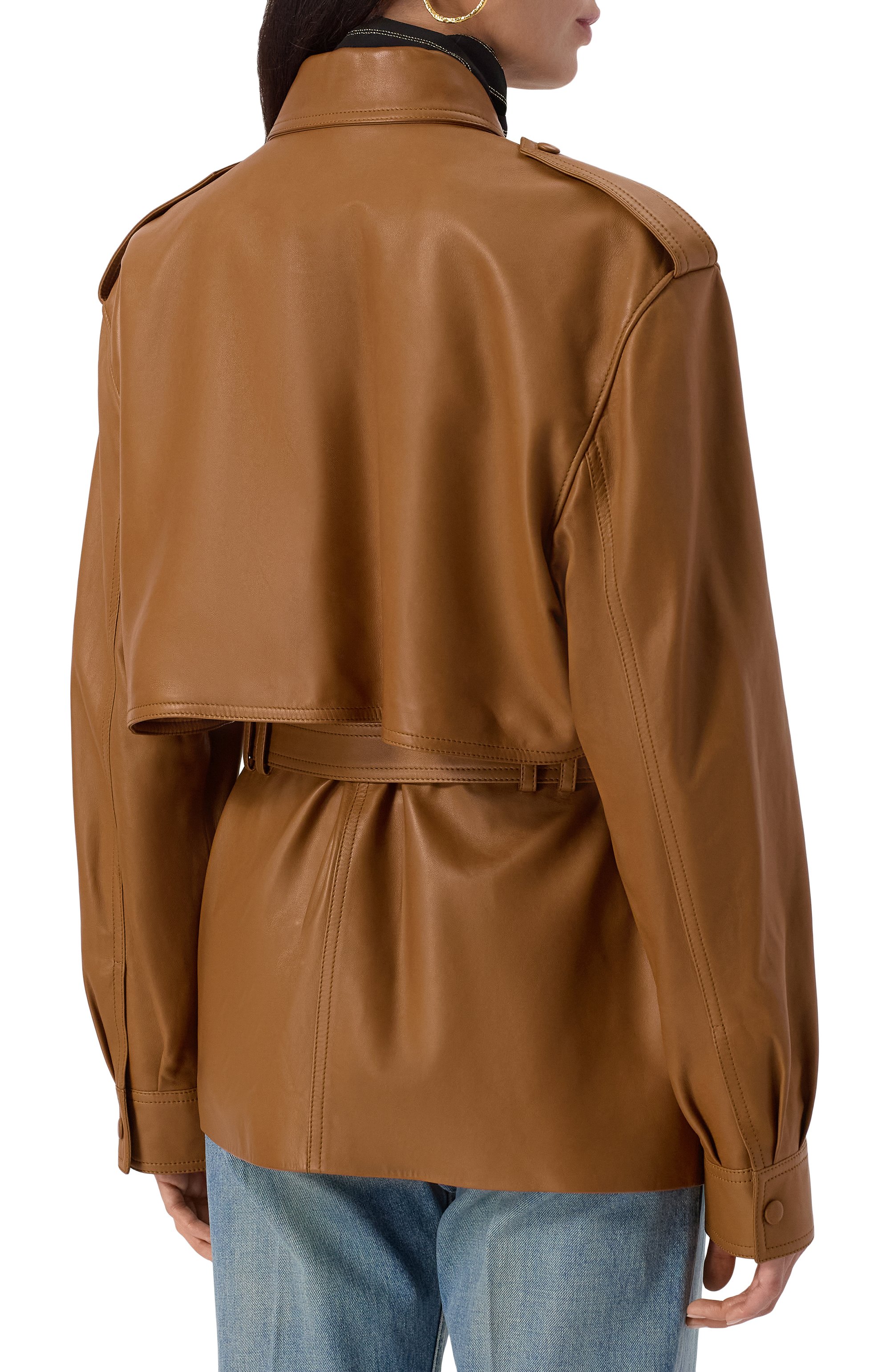 Кожаная куртка SAINT LAURENT, арт. 815261/Y50A2, фото 4