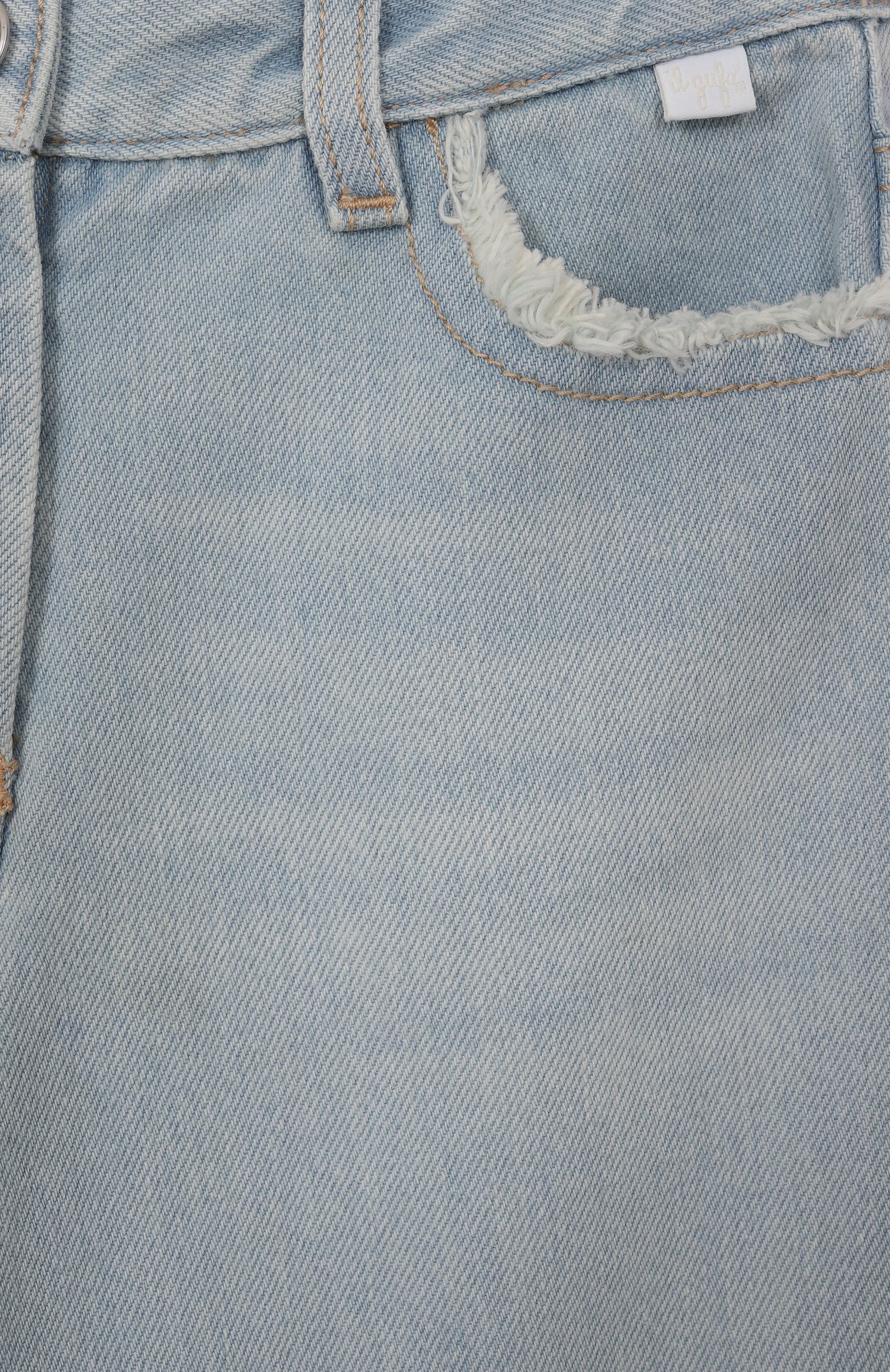 Джинсовые шорты IL GUFO, арт. P25PB190J0052/5A-8A, фото 3