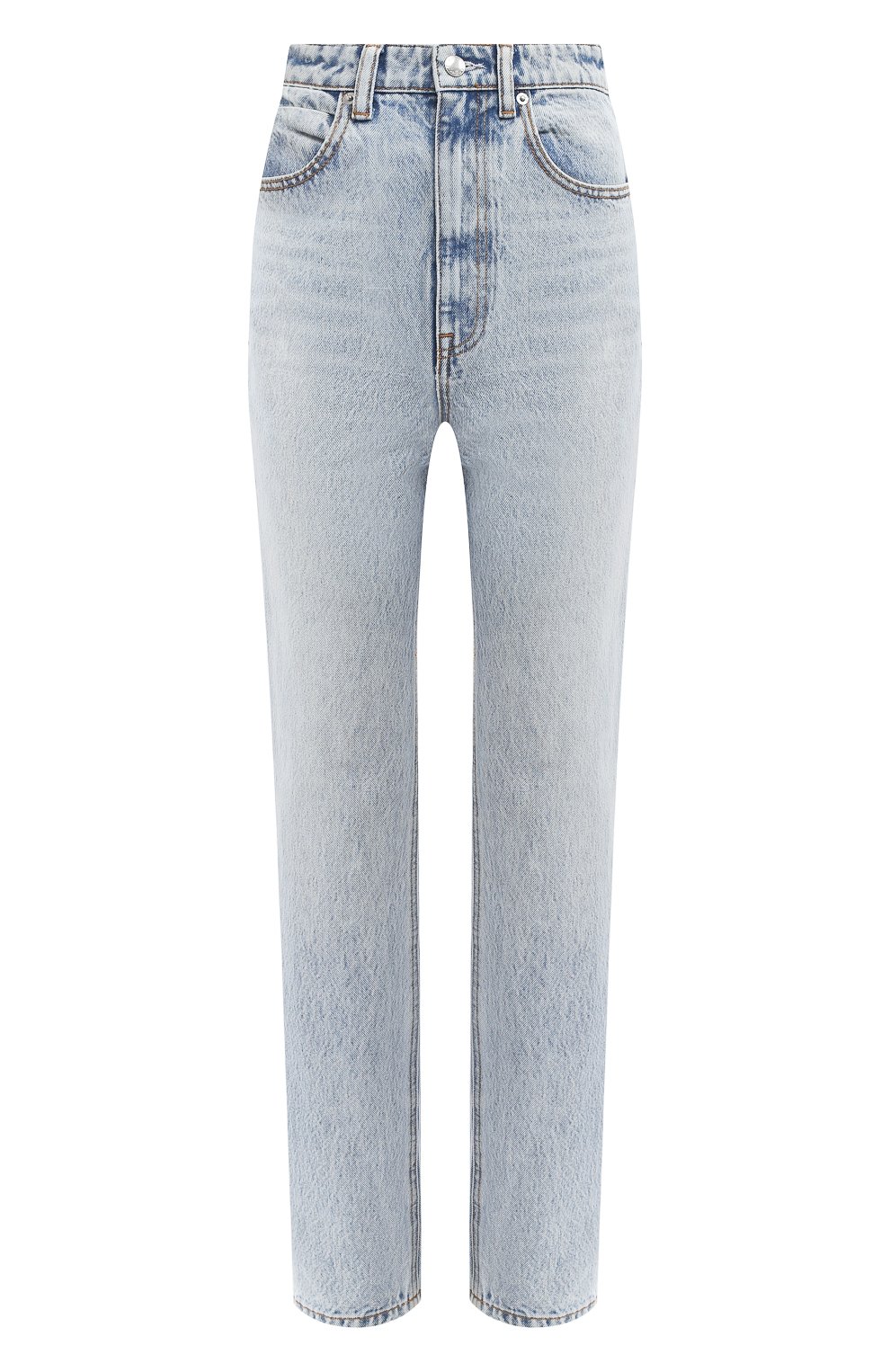 Джинсы ALEXANDER WANG голубого цвета по цене 46650 руб., арт. 4DC2204774, фото 1 Джинсы ALEXANDER WANG, арт. 4DC2204774, фото 1