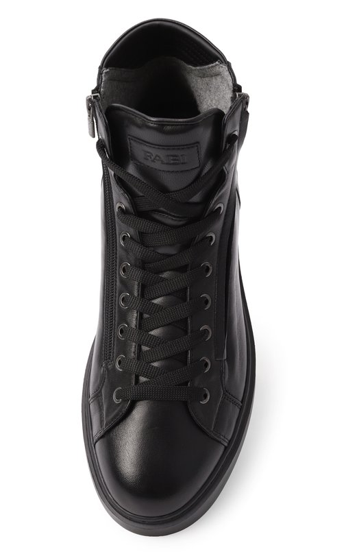 Кожаные кеды Rainier Fabi FU0364/NAPPA BAR0N Чёрный  FU0364/NAPPA BAR0N Фото 6