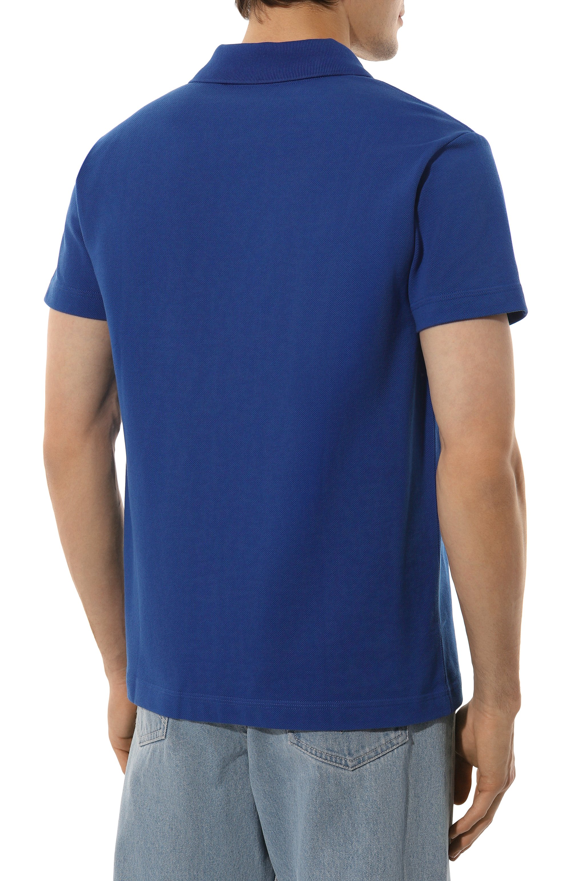 Хлопковое поло BURBERRY, арт. 8084936, фото 4