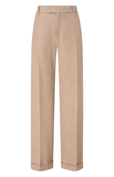 Женские шерстяные брюки BRUNELLO CUCINELLI, арт. MQ474P8492