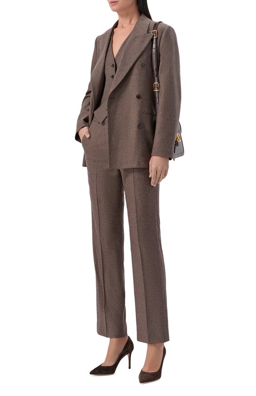 Кашемировые брюки MVST M25.1MW.T005/77568 Коричневый  M25.1MW.T005/77568 Фото 2