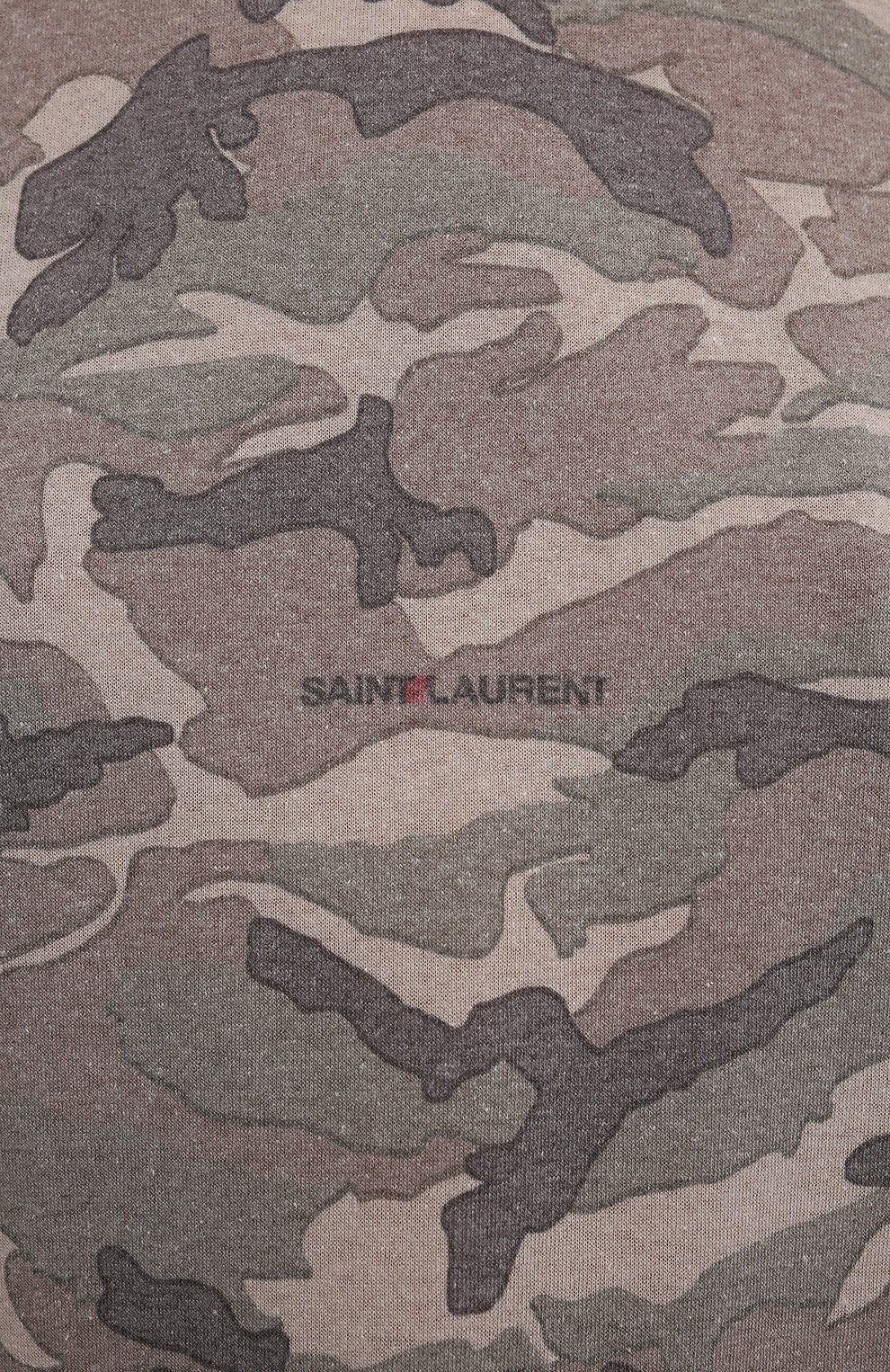 Футболка SAINT LAURENT бежевого цвета по цене 39100 руб., арт. 665224/Y36IT, фото 5 Футболка SAINT LAURENT, арт. 665224/Y36IT, фото 5