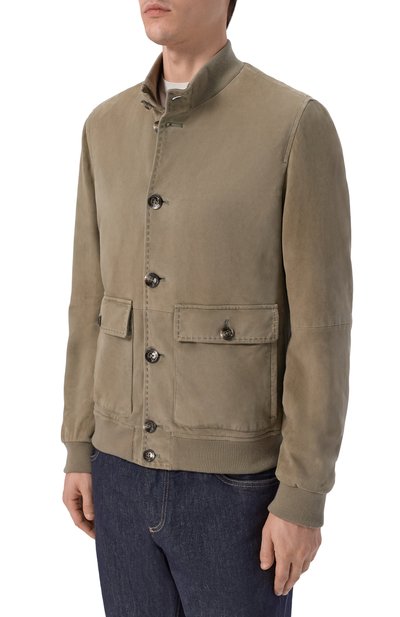 Замшевый бомбер GIMO'S, арт. 6S20.1.000.52W/IC, фото 3