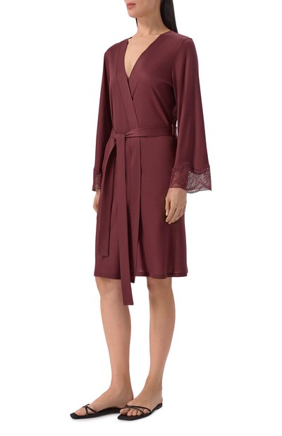 Халат HANRO коричневого цвета по цене 39560 руб., арт. 074782, фото 2 Халат HANRO, арт. 074782, фото 2