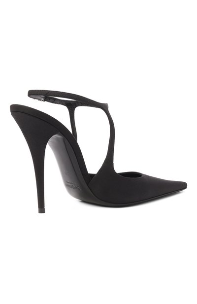 Текстильные туфли manon 110 SAINT LAURENT черного цвета по цене 141000 руб., арт. 840734/AAFAI, фото 5 Текстильные туфли manon 110 SAINT LAURENT, арт. 840734/AAFAI, фото 5