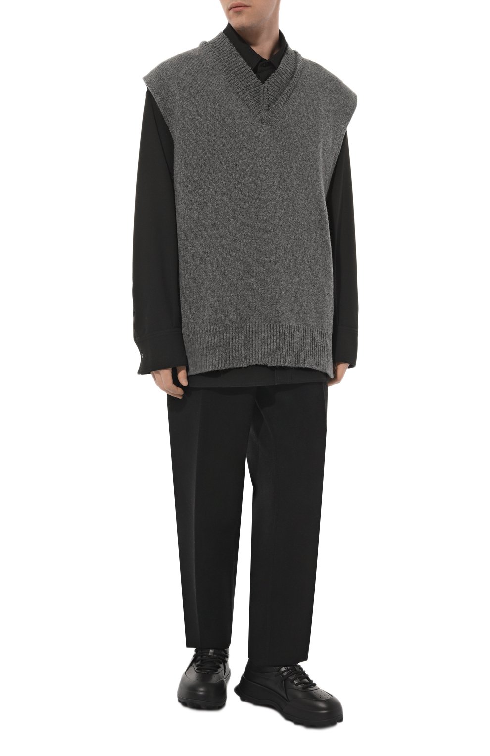 Кожаные кроссовки orb JIL SANDER, арт. J32WS0040/P6244, фото 2