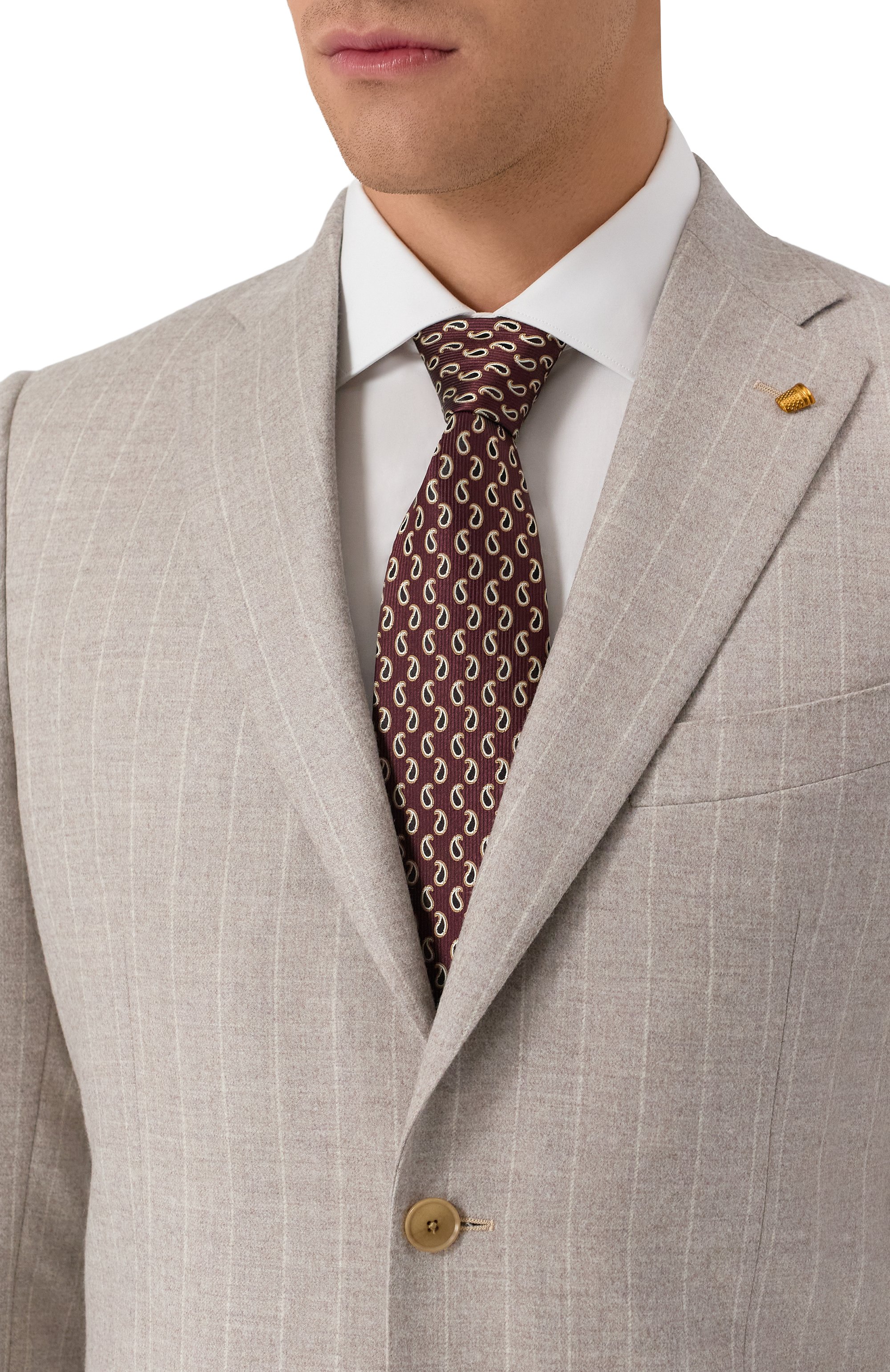 Шелковый галстук BRIONI, арт. 061D00/0D448, фото 2