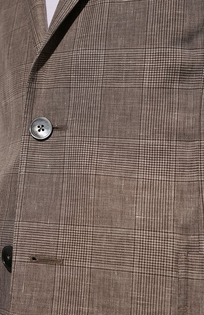 Пиджак из шерсти и льна ZEGNA, арт. 339503/1DJSS0, фото 5