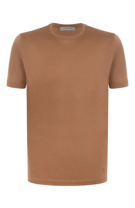 Мужская хлопковая футболка CORNELIANI коричневого цвета по цене 0 руб., арт. 25G500-2525000 | Фото 1