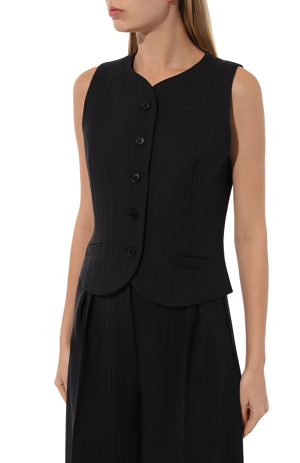 Шерстяной жилет LESYANEBO, арт. FW23/H-411/ITB, фото 3