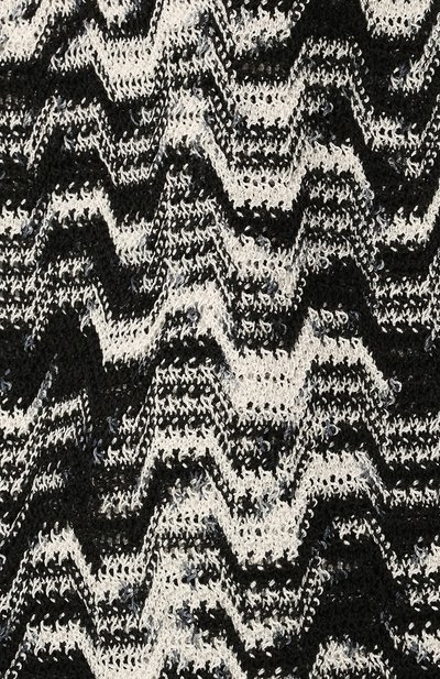 Повязка на голову MISSONI черно-белого цвета по цене 14600 руб., арт. MDS00098/BR00CP, фото 3 Повязка на голову MISSONI, арт. MDS00098/BR00CP, фото 3