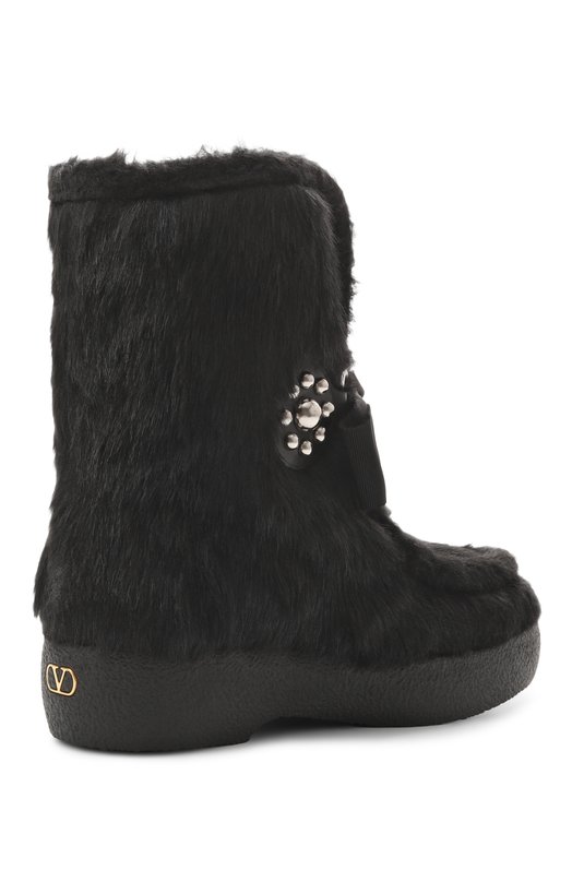Полусапоги Snowish из экомеха Valentino 7W2S0MM7/XFE Чёрный  7W2S0MM7/XFE Фото 5