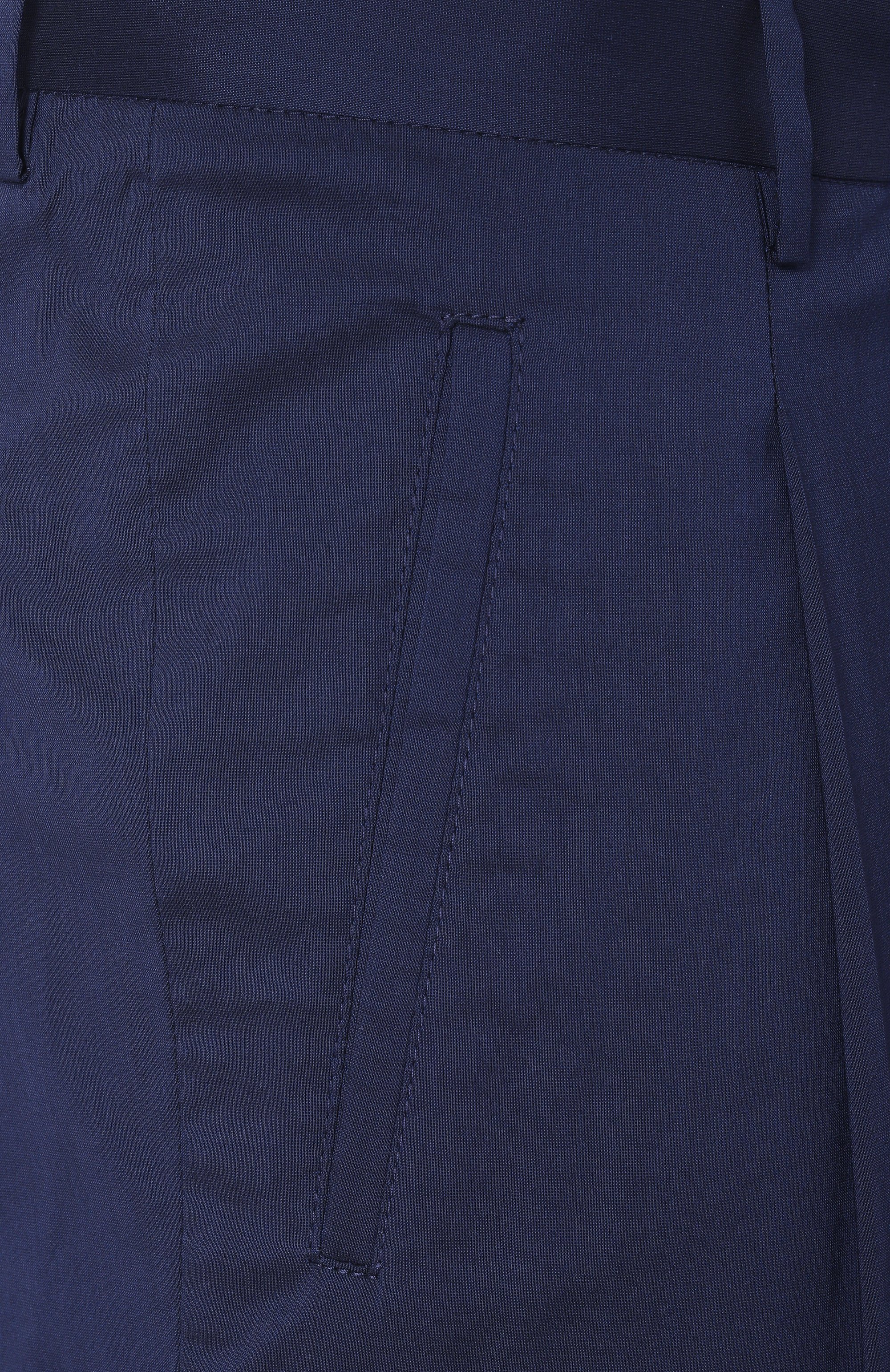 Брюки из хлопка и шелка CORNELIANI темно-синего цвета по цене 63400 руб., арт. 254545-2514528, фото 6 Брюки из хлопка и шелка CORNELIANI, арт. 254545-2514528, фото 6