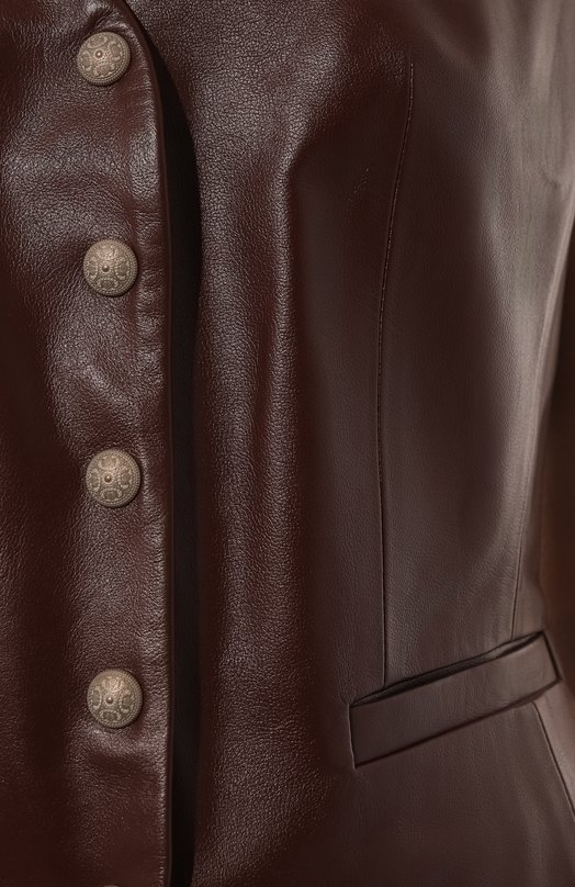 Кожаный жилет Noble&Brulee NB70/140821/33 Коричневый  NB70/140821/33 Фото 5