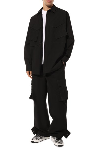 Текстильные кеды b-court BALMAIN, арт. XM0VI288TCLM, фото 2